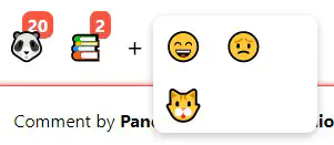 Example emoji block